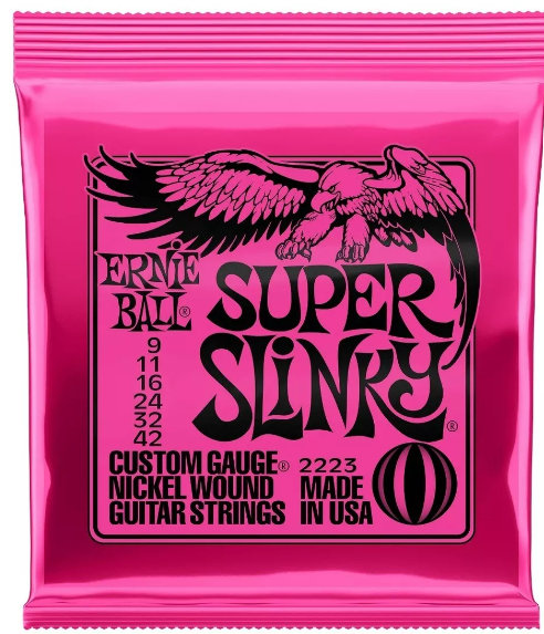 Encordoamento Guitarra Ernie Ball Super Slinky