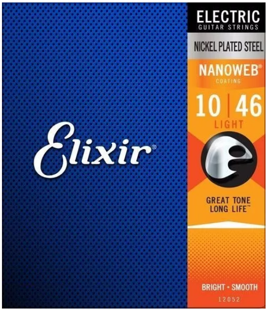 Encordoamento Elixir guitarra Nanoweb