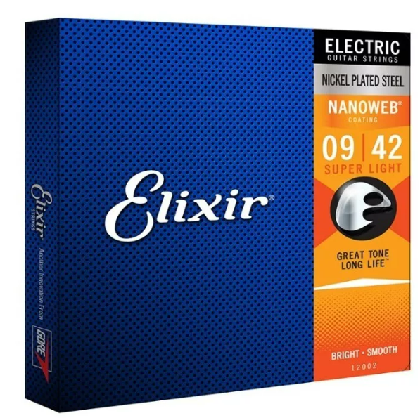 Encordoamento Elixir guitarra Nanoweb